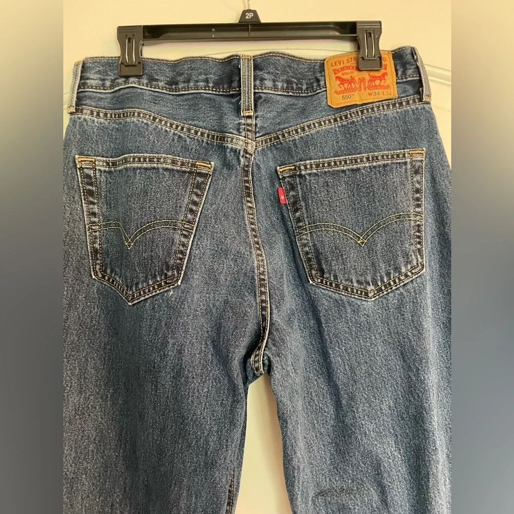 Levi's 550 Blue Denim Jeans Men’s Size 34 x 34
